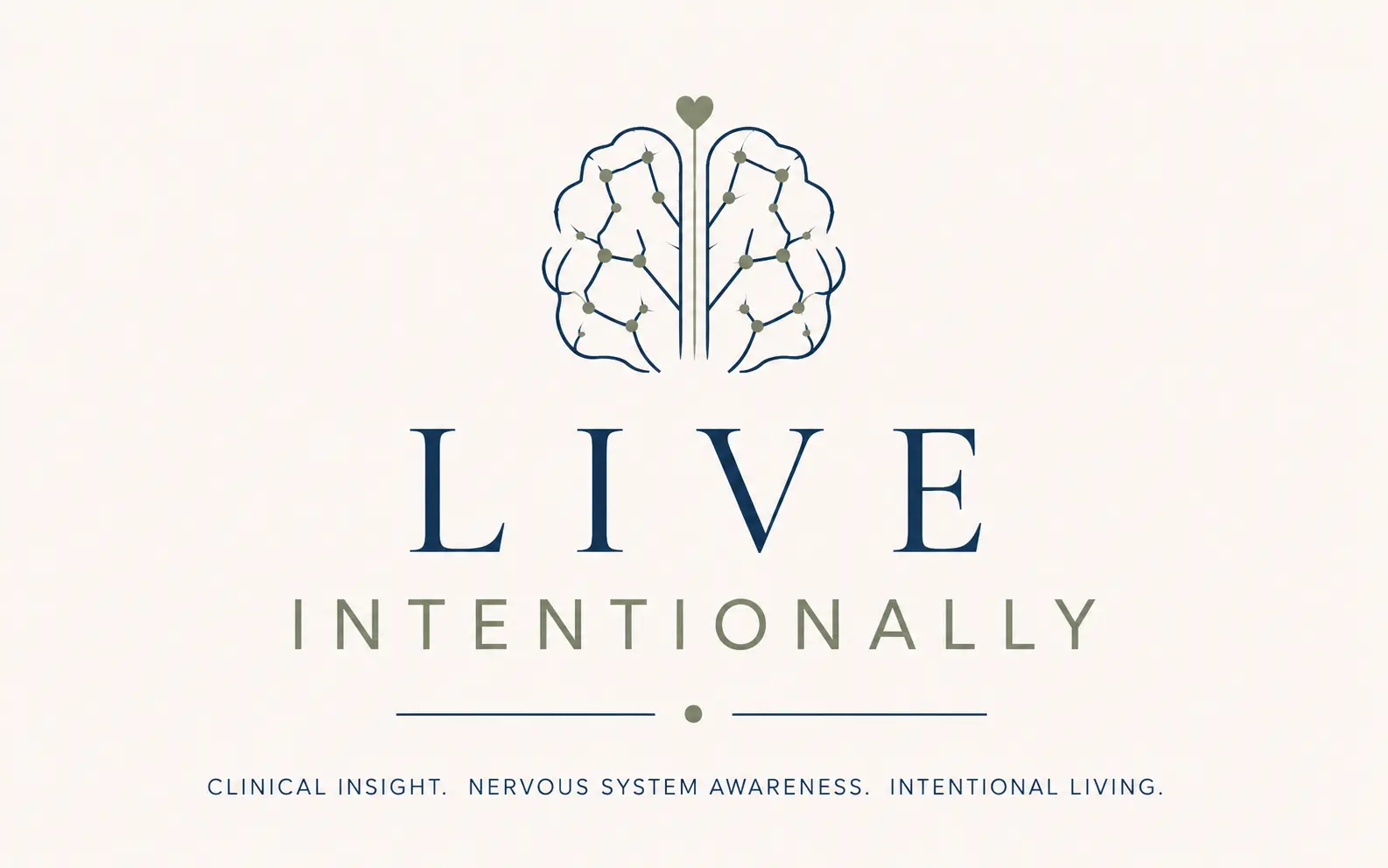 Live Intentionally — Clinical insight, nervous system awareness, intentional living